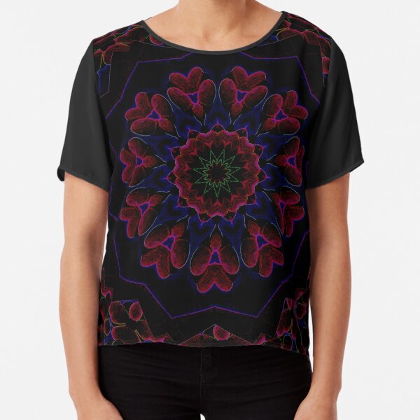 Post Alien Luminance Pedals Design Offering From Green Bee Mee Chiffon Top