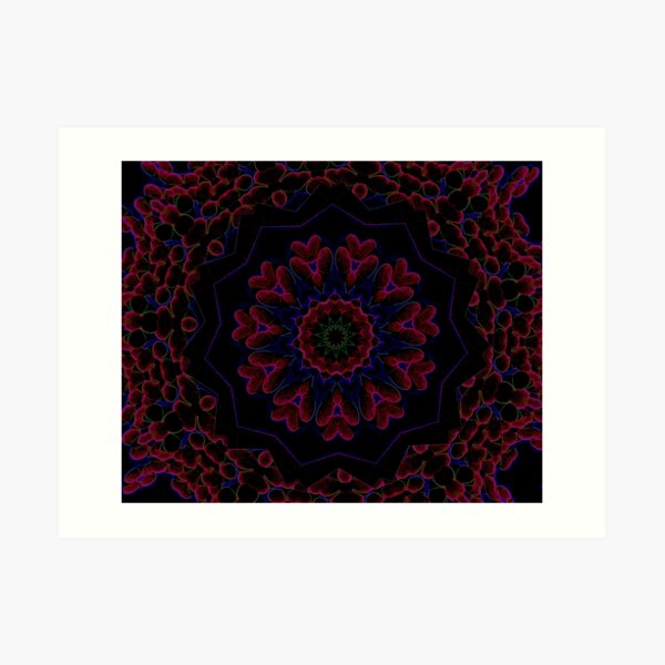 Post Alien Luminance Pedals Design Offering From Green Bee Mee Art Print