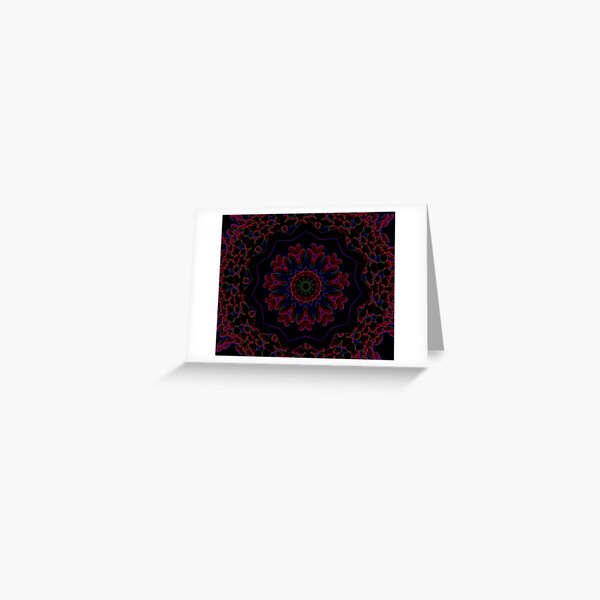 Post Alien Luminance Pedals Design Offering From Green Bee Mee Greeting Card