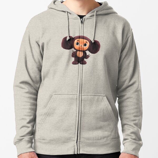 Cheburashka Zipped Hoodie