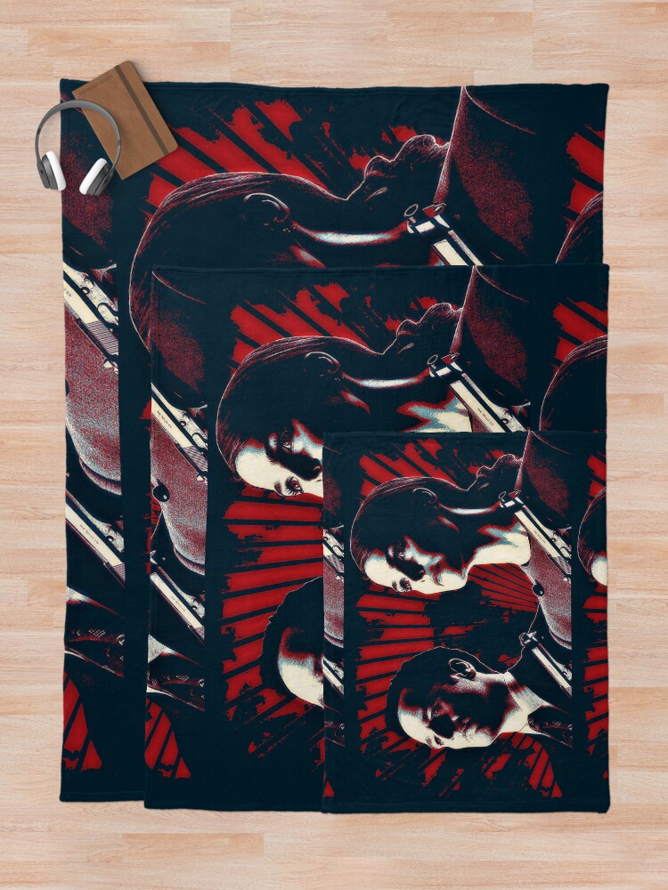 "Cold War KGB V FBI" Throw Blanket by DroidAKov Redbubble