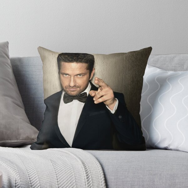Gerard Butler Throw Pillow
