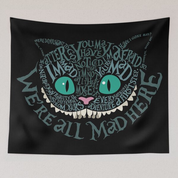Item preview, Cheshire Cat - We're All Mad Here designed and sold by anomalyx.