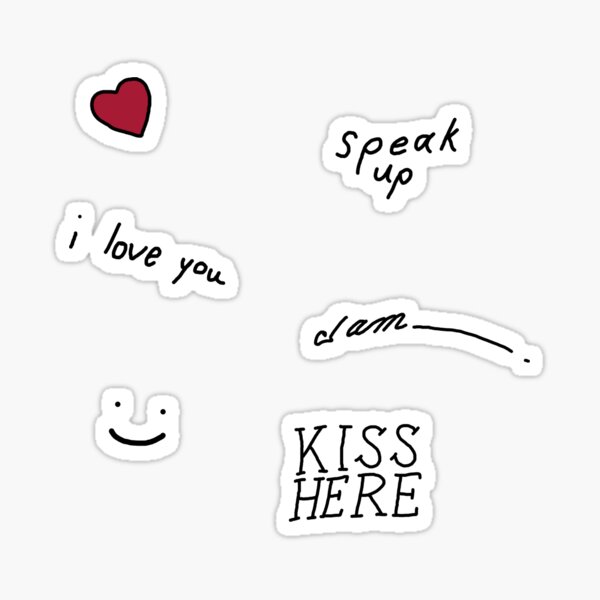 Julia Michaels Tattoos Sticker Set Sticker