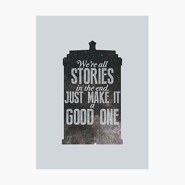 Item preview, We Are All Stories in the End designed and sold by ToruandMidori.
