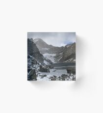 Chasm Lake in October Acrylic Block