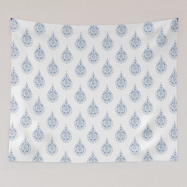Item preview, Teardrop Paisley in Blue designed and sold by Danikaherrick.