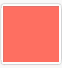 Pantone Color of the Year Living Coral 2019 Sticker