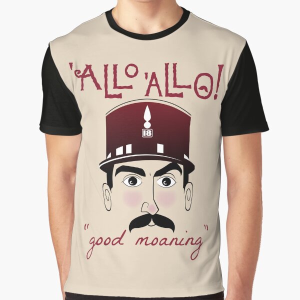 Vista previa del artículo con la obra «Allo Allo, Oficial Crabtree, "buen gemido"», diseñado y vendido por djdna.
