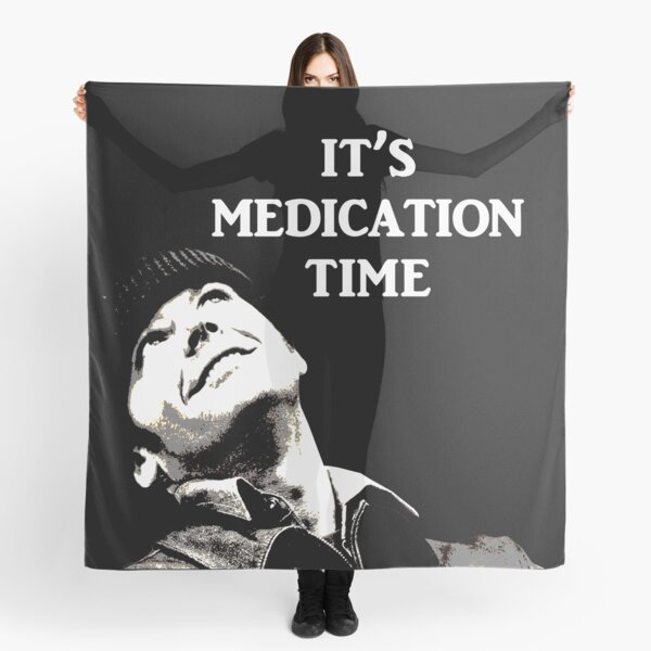 Vista previa del artículo con la obra «Tiempo de medicación (para fondo oscuro)», diseñado y vendido por goldenanchor.
