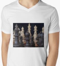 Chess pieces Men's V-Neck T-Shirt