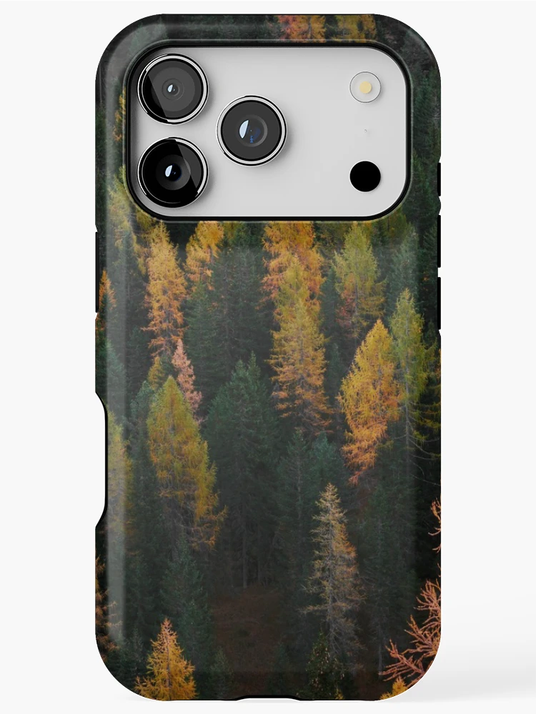 Thumbnail 1 of 4, iPhone Case, Evergreen - Forest Landscape designed and sold by LemonTreeDesign.