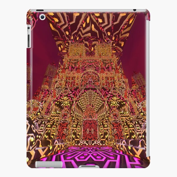 Kaleidoscopic Highway - Neon Cathedral (Orange) iPad Snap Case