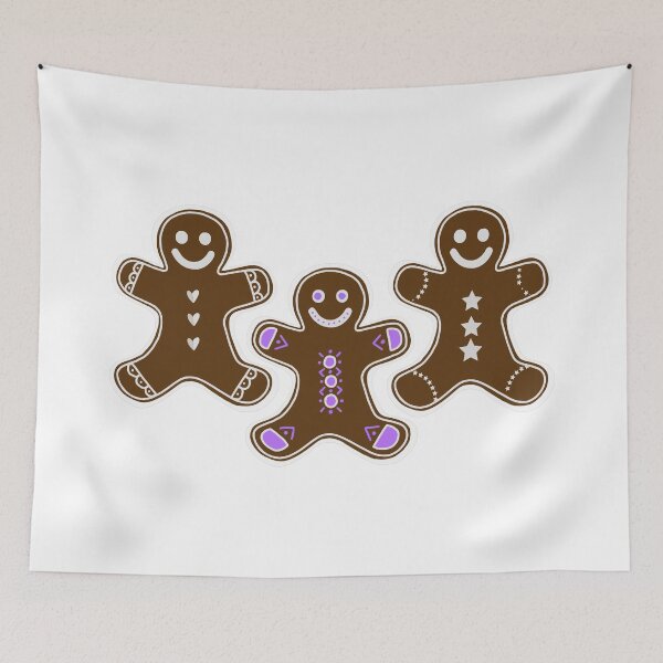 Item preview, Three Gingerbread Men designed and sold by paintedkat.