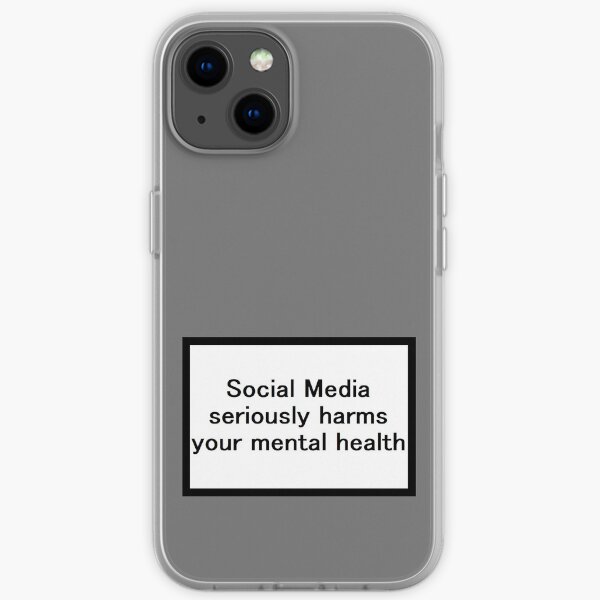 Social Media schädigt ernsthaft Ihre psychische Gesundheit iPhone Flexible Hülle