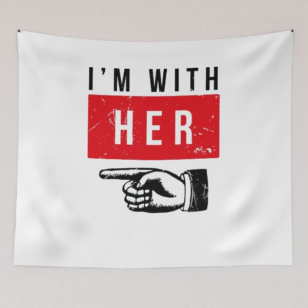 Item preview, Im With Her designed and sold by BlueRockDesigns.