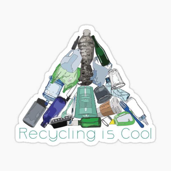 Recycling is Cool Sticker