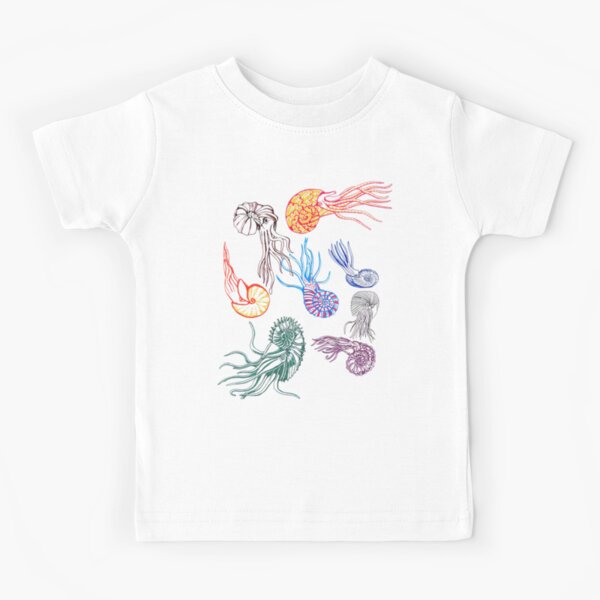 Ammonites- white Kids T-Shirt