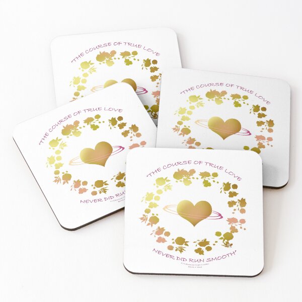 Item preview, The course of true love - Shakespeare designed and sold by Barrel-o-Bard.