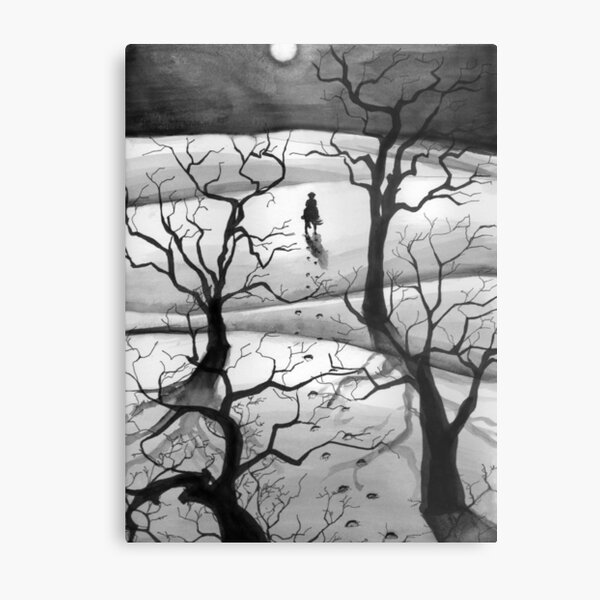 Miles To Go Before I Sleep Metal Print