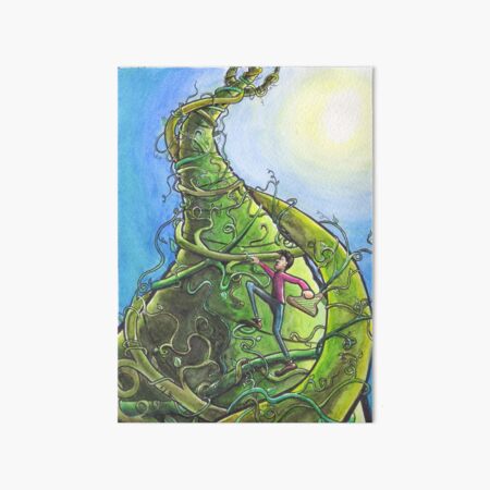 Jack and the Beanstalk Art Board Print