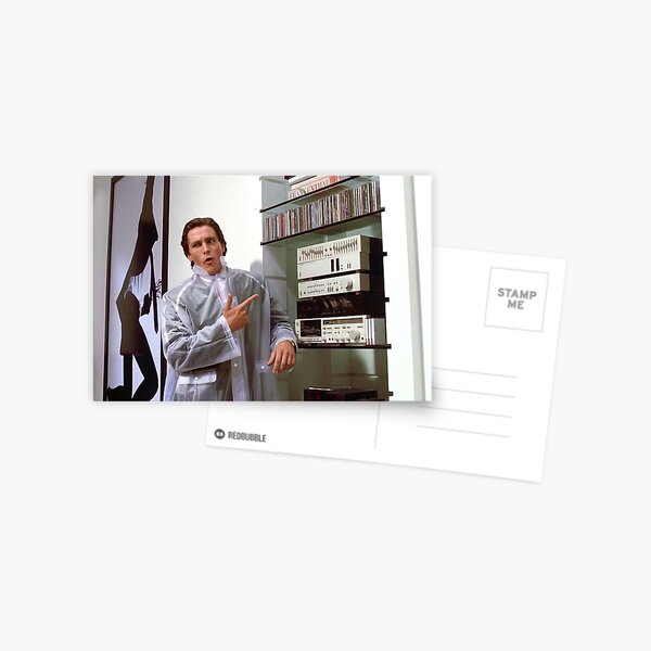 American Psycho Postcard