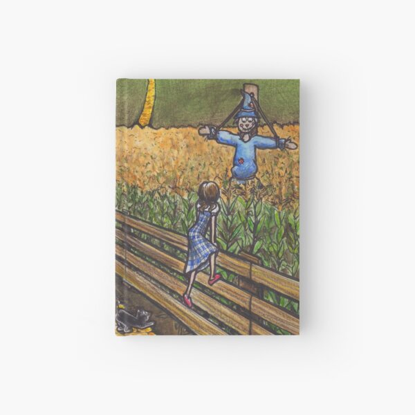 Dorothy Meets the Scarecrow Hardcover Journal