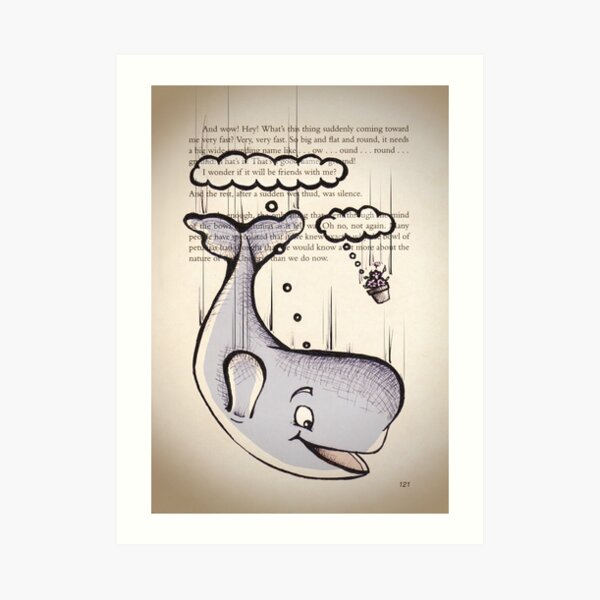 Are You a Whale or a Flowerpot? Art Print
