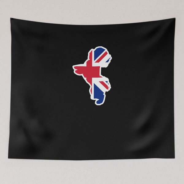 Item preview, Shih Tzu Dog Flag of the United Kingdom designed and sold by shoppzee.