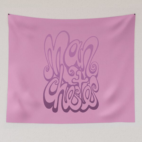 Item preview, Manchester Lettering Typography - Spring Crocus Pink designed and sold by bignose1977.