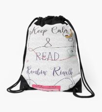 rainbow rowell Drawstring Bag