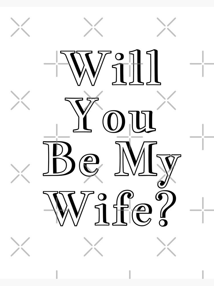 Will you be my girlfriend? | Art Board Print