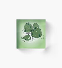 Green Monster Acrylic Block