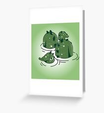 Green Monster Greeting Card