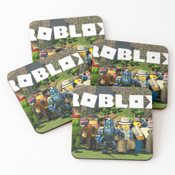 ROBLOX GIFT ITEMS - Tshirt - Phone Case - Pillows - Mugs & Much More.. Coasters (Set of 4)