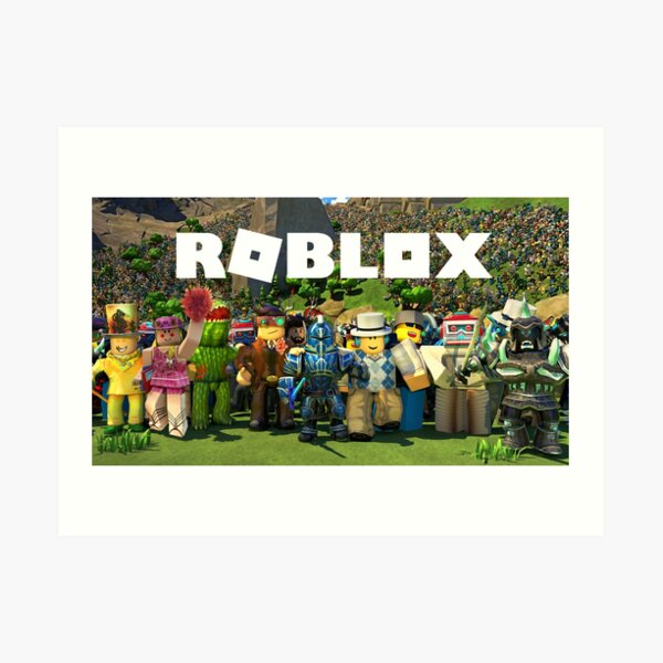 Roblox Art Prints Redbubble - the pals or the crew roblox would you rather