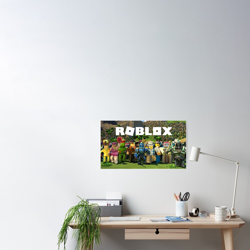 Roblox Gift Items Tshirt Phone Case Pillows Mugs Much More Poster By Crystaltags Redbubble - roblox case gifts merchandise redbubble