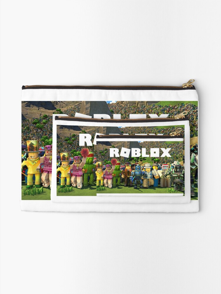 Roblox Gift Items Tshirt Phone Case Pillows Mugs Much More Zipper Pouch By Crystaltags Redbubble - long fence roblox