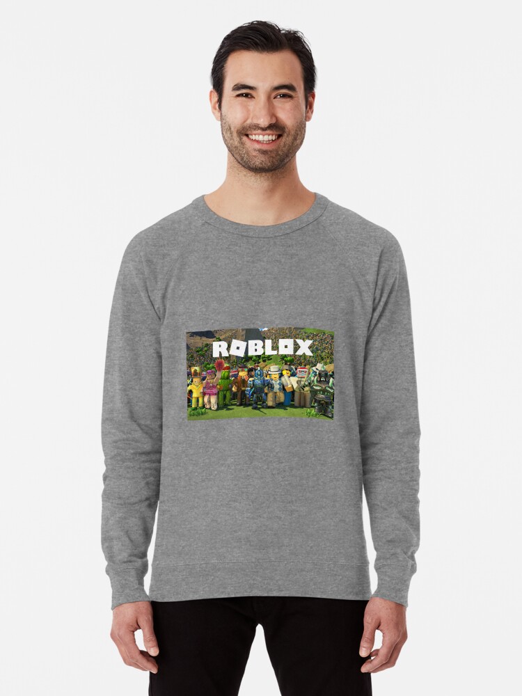Roblox Gift Items Tshirt Phone Case Pillows Mugs Much More Lightweight Sweatshirt By Crystaltags Redbubble - how wear t shirt on roblox mobile