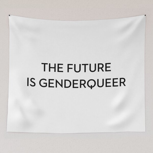 Item preview, The Future is Genderqueer designed and sold by Harley Craig.