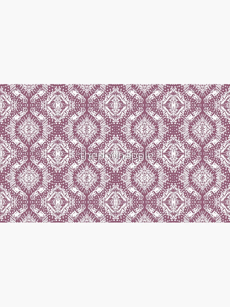 Thumbnail 4 of 4, Coffee Mug, Ruby Raspberry Boysenberry Red Rug Pattern designed and sold by thepoonapple.