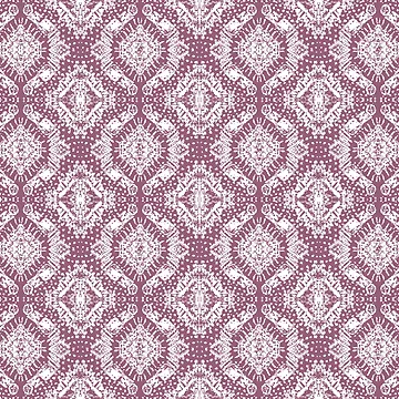 Artwork thumbnail, Ruby Raspberry Boysenberry Red Rug Pattern by thepoonapple