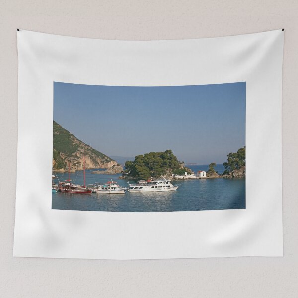Item preview, Greek orthodox church on island Panagias Parga Greece designed and sold by goceris.