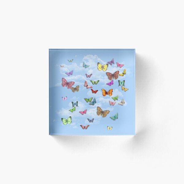 Butterflies Acrylic Block
