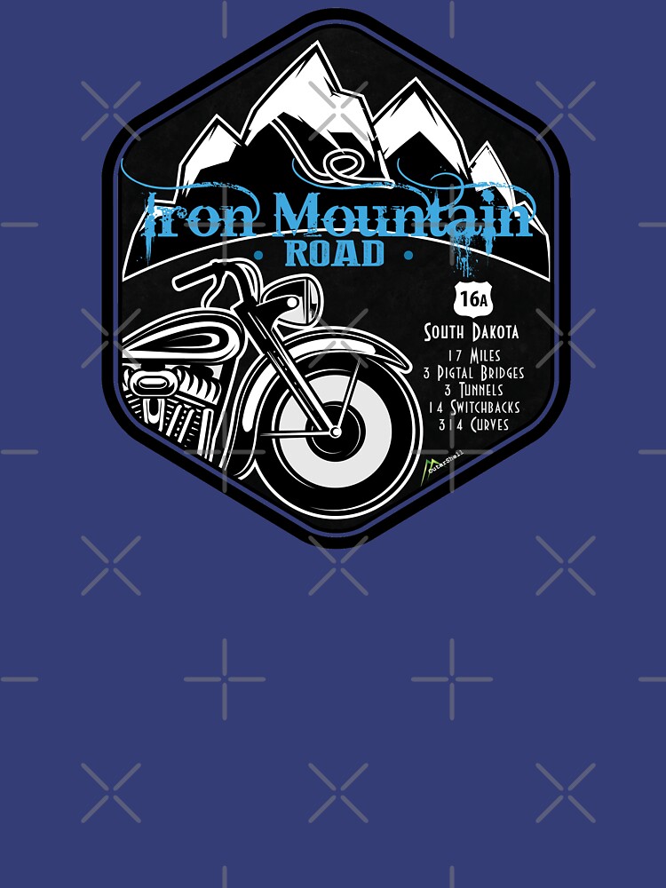 "Iron Mountain Road South Dakota USA Sticker TShirt 06" Tshirt by