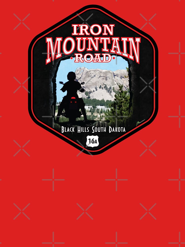 "Iron Mountain Road South Dakota USA Sticker TShirt 07" Tshirt by