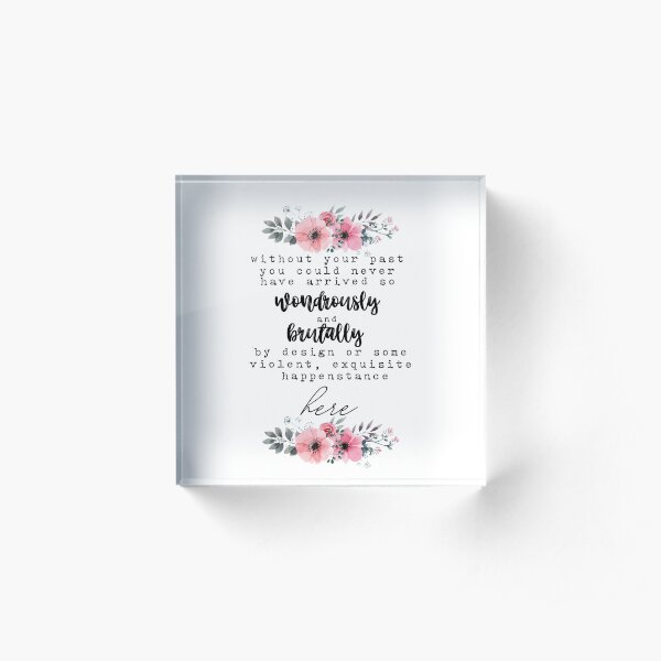why she disappeared Acrylic Block