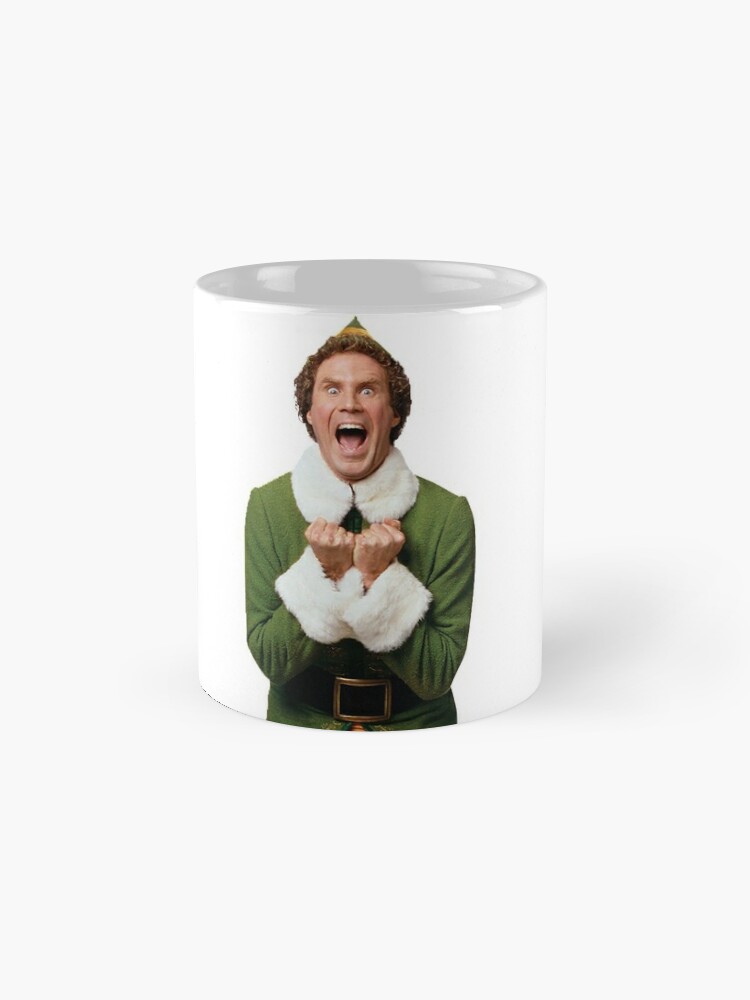 christmas mug, elf buddy and co treat every day like christmas