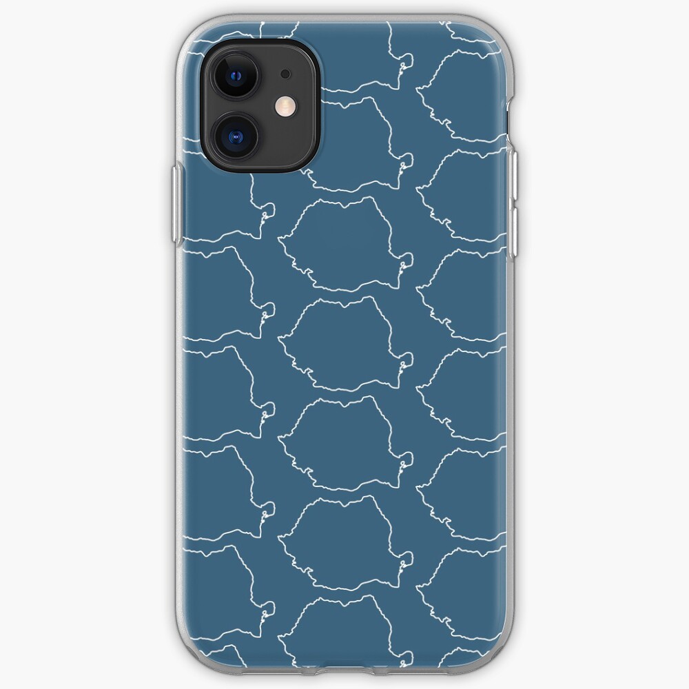 Romania map contour iPhone Case & Cover
