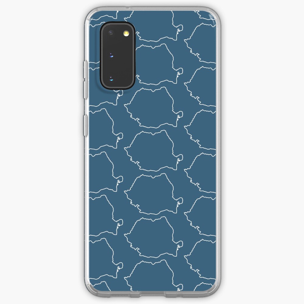 Romania map contour Case & Skin for Samsung Galaxy